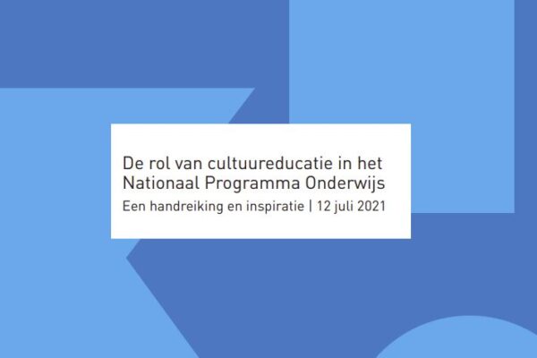 De rol van cultuureducatie in het Nationaal Programma Onderwijs