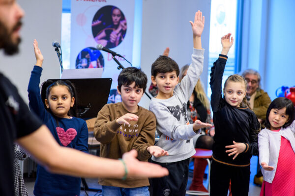 Workshop muziek en taal conferentie cultuuronderwijs NEOS